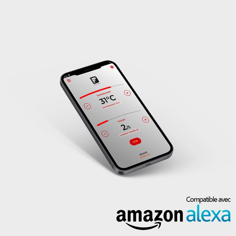 Module connecté Wi-Fi Duepi pour pilotage chauffage sur smartphone, compatible Amazon Alexa