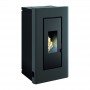 Pack promo poêle à granulés DUKE 14 kW canalisable et kit ventouse concentrique ajustable pour chauffage écologique
