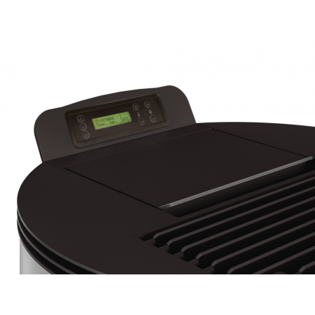 Panneau de commande digital avec écran LCD du poêle à granulés étanche Lorena 9 kW