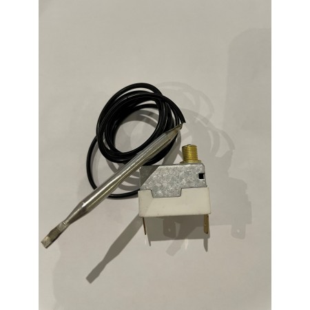 Thermostat de sécurité TSR avec sonde capillaire et boîtier métallique pour poêle à granulés Giada