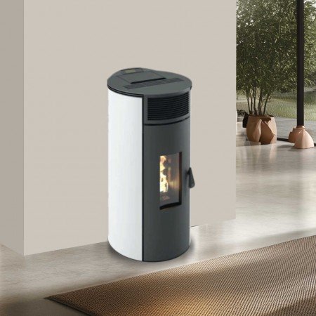 Poêle à Granulés Étanche 9 kW Lorena-banc