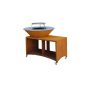 Brasero Island corten 75cm