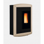 Souvenir plus Lux 5.0 10Kw poêle a granules étroit et canalisable taupe