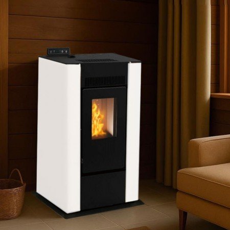 Free 9 blanc poêle étanche Linea vz Écologique & économique