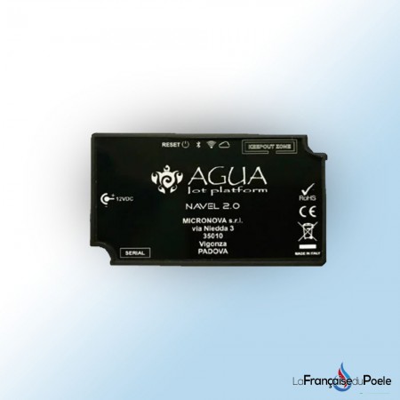 Module connecté AGUA IoT platform Navel 2.0 pour pilotage à distance de poêle à granulés