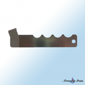 Poignée punto fuoco noire de rechange compatible avec poêles à granulés, pièce détachée officielle