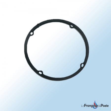 Joint circulaire noir pour extracteur de fumée compatible New Giada, essentiel pour une étanchéité optimale.