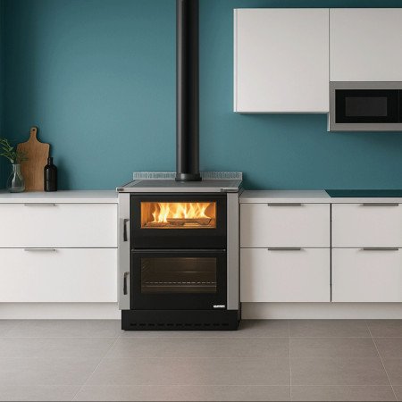 Cuisinière à Bois Encastrable 7 kW Verona XXL
