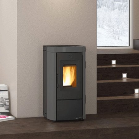 Poêle à Granulés Étanche à Ventouse Moira 7 kW + Kit ventouse