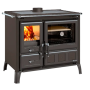 Cuisiniere a bois Gardenia XXL Pieds et cuve de protection en fonte émaillée pour un style authentique.