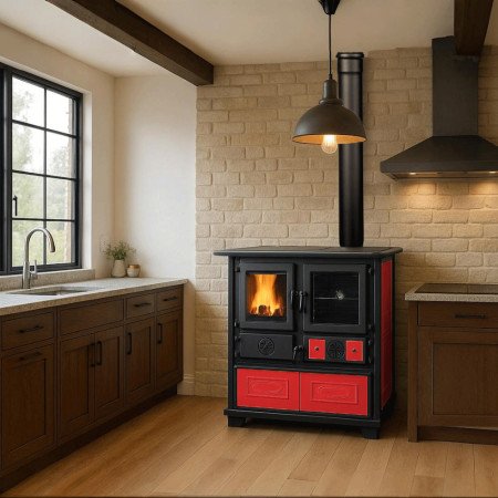 Cuisinière à bois Rosa 5.0 – 8,8 kW