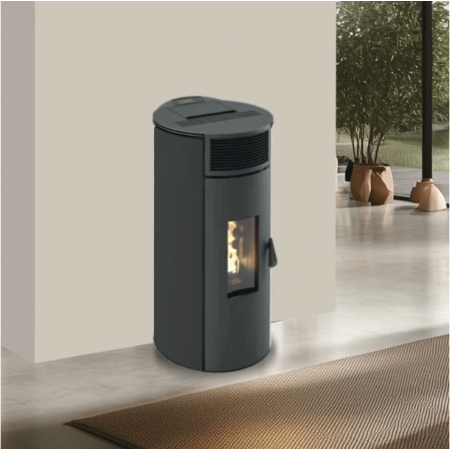 Poêle à Granulés Étanche 9 kW Lorena-pj noir