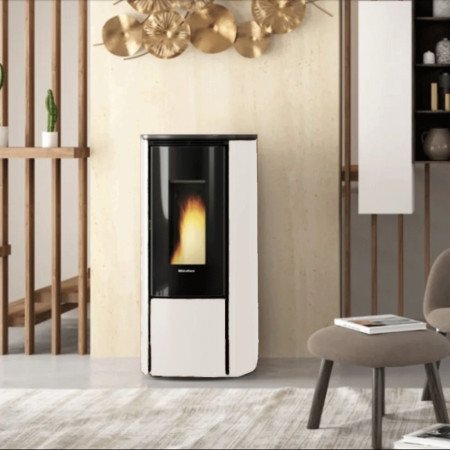 Poêle à Granulés Étanche 11 kW Katia Fonction AUTOMATIC pour un contrôle précis de la température.