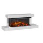 Cheminée électrique Lumen 870 2000W avec cadre craie - LA NORDICA EXTRAFLAME