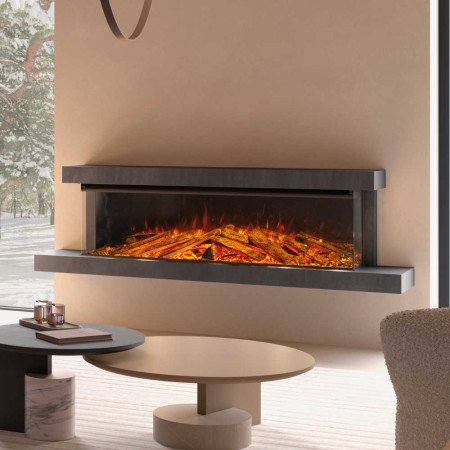 Cheminée électrique Lumen avec cadre 1600 2000W