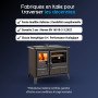 Cuisinière à bois Gardenia XXL Steel 10.5kw