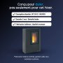 Poêle à granulés Luisella 5.0 Maxi Extraflame - 7 kW