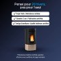 Poêle à Granulés Étanche 12 kW Noris