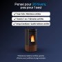 Poêle à Granulés Étanche 12 kW Noris