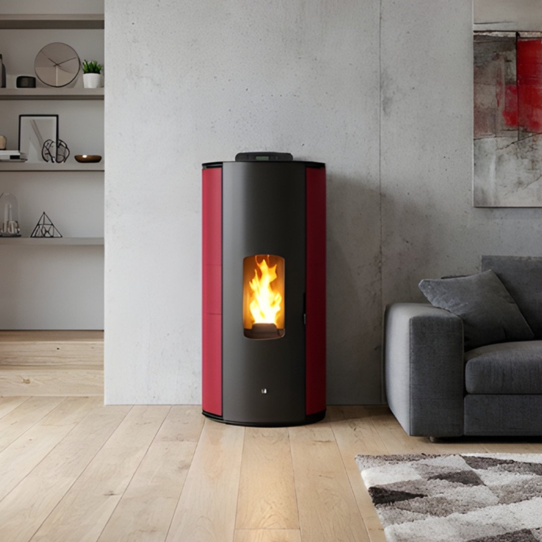 Poêle à Granulés Étanche Lorena 9 kW + kit ventouse