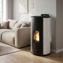 Poêle à Granulés Étanche Lorena 9 kW + kit ventouse