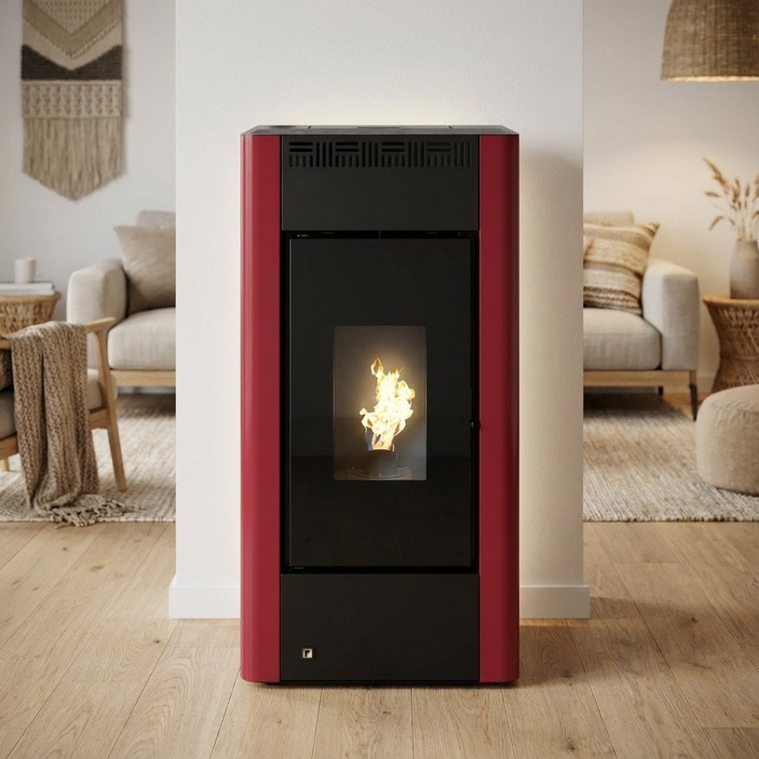 Poêle à Granulés avec Kit Ventouse 9 kW Maria
