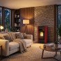 Poêle à Granulés avec Kit Ventouse 9 kW Maria