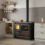 Cuisinière à bois Rosa XXL Steel - 11 kW