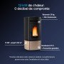 Poêle à Granulés Silencieux 12 kW Noris Plus