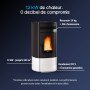 Poêle à Granulés Silencieux 12 kW Noris Plus