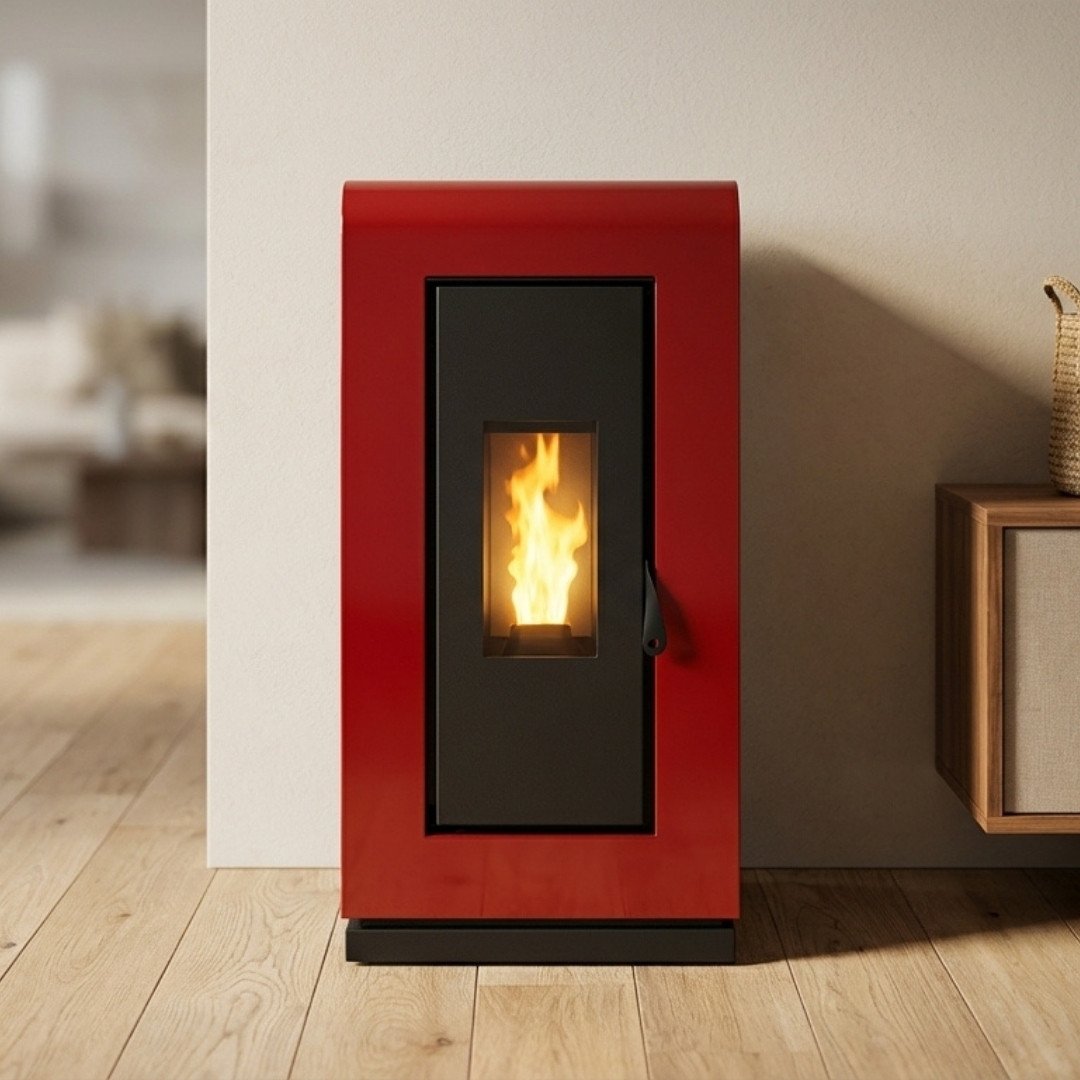 Poêle à Granulés Étanche et Canalisable DUKE 14 kW + Kit Ventouse