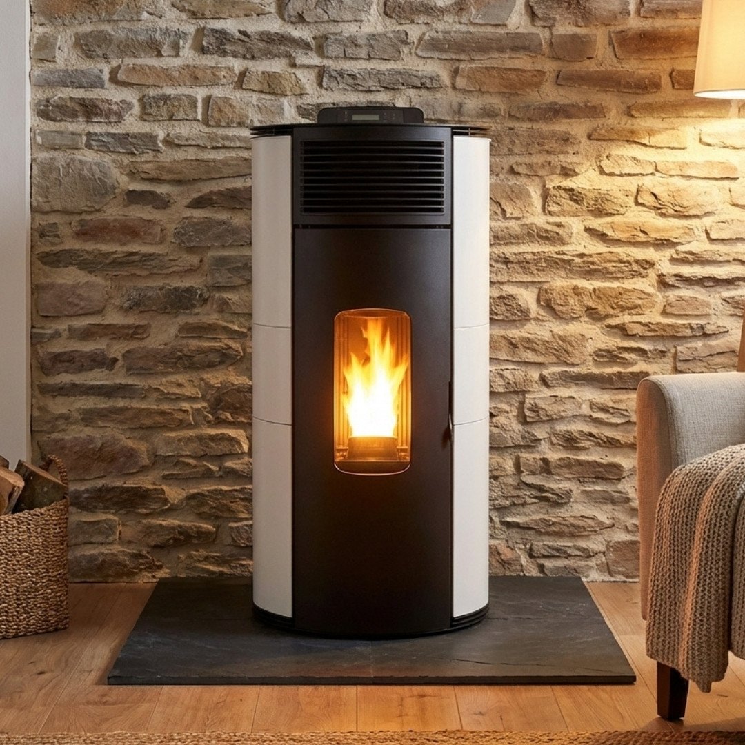 Poêle à Granulés Étanche Lorena 9 kW + kit ventouse