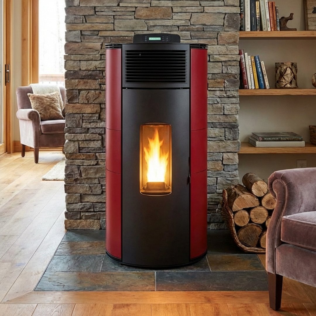 Poêle à Granulés Étanche Lorena 9 kW + kit ventouse