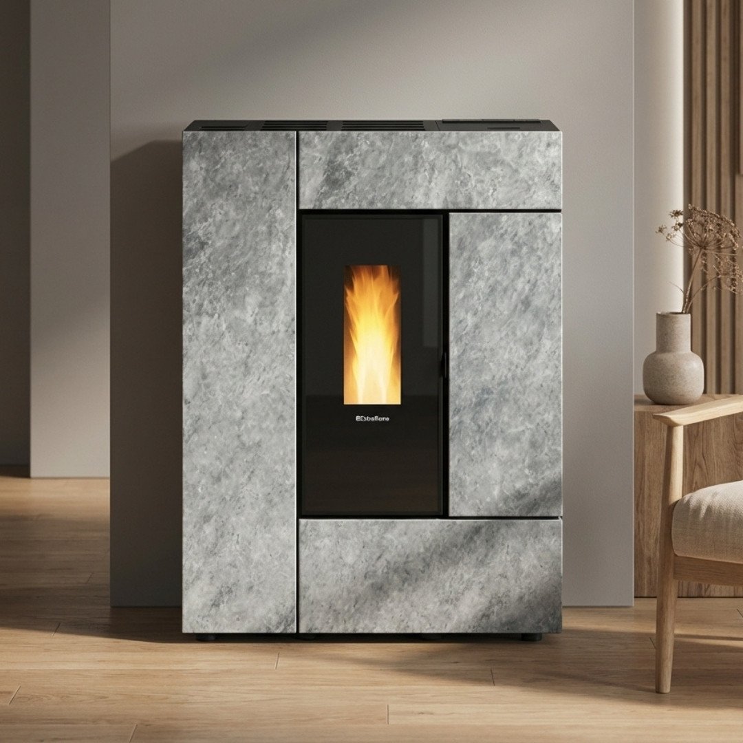 Poêle à Granulés 8 kW Gabriella Plus pour 80m2