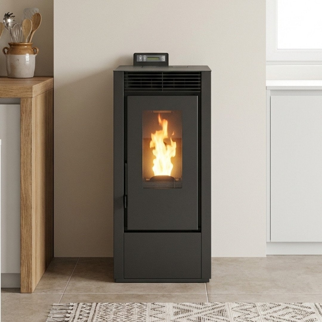 Poêle à Granulés Étanche Canalisable Marina 14C - 13,5 kW