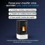Poêle à Granulés Étanche 7 kW Angy Top
