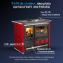 Cuisinière à bois Rosa XXL Maiolica - 11 kW