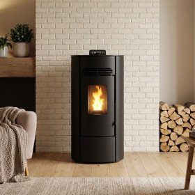 Poêle à granulés programmable​ Linea VZ Flute - 8 kW