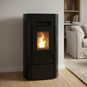 Poêle à granulés petite taille​ Linea VZ Ring - 9 kW
