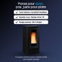 Poêle à Granulés Extraflame Teorema Plus 5.0 - 12 kW