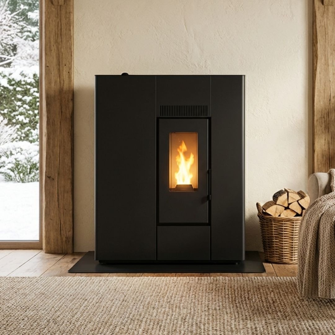 Poêle à pellets extra plat Cross 10 Linea vz - 10 kW