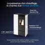 Poêle à granulé ultra plat Pia – Eva Calor 11 kW