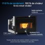 Insert à granulés Comfort P85 Plus - 12 kW