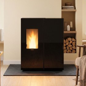 Poêle à Granulés Étanche Sharon plus cx 10 kW + Kit Ventouse
