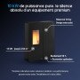 Poêle à Granulés Silencieux 10 kW Sharon Plus steel