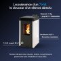Poêle à granulé 7 kW étanche Marina 6