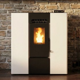 Poêle à granulés design moderne Linea VZ - 8 kW