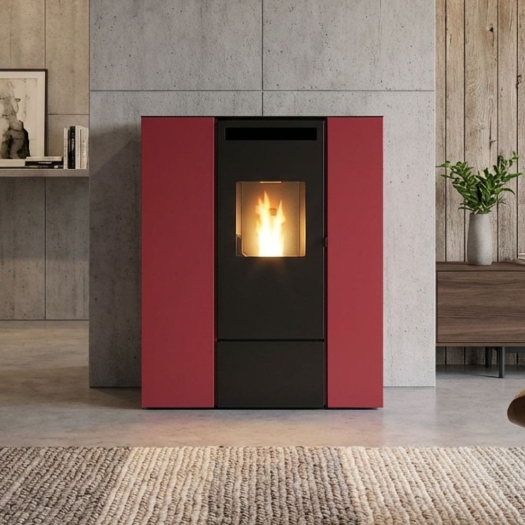 Poêle à Granulé Compact Pia Can Up Eva Calor – 11 kW