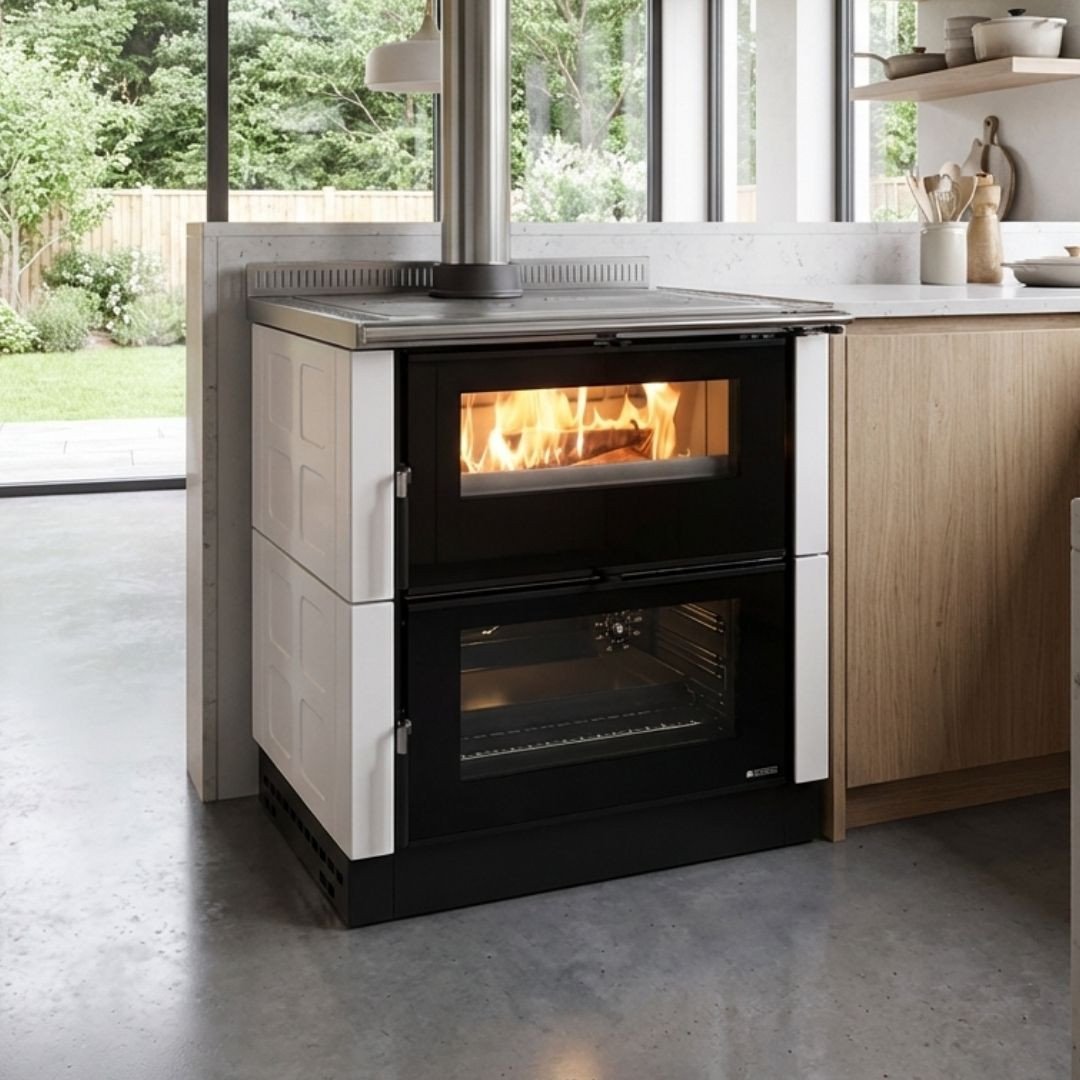 Cuisinière à Bois Verona XXL Maiolica 7 kW