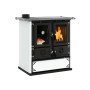 Cuisinière à Bois Rosetta Sinistra 5.0 – 7,9 kW steel